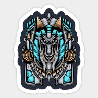 Mechanubis Illustration Sticker